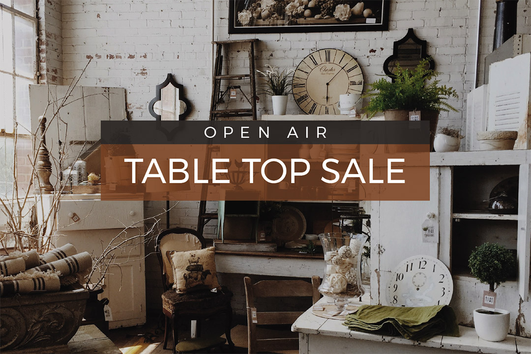 Open Air Table Sale Featured Image