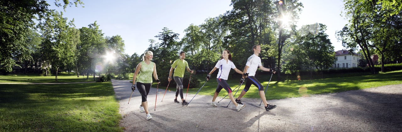 A Group Nordic Walking