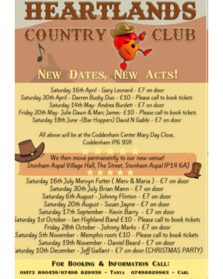 Country Music Tonight The Coddenham Centre