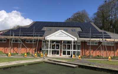 Solar panels at The Coddenham Centre