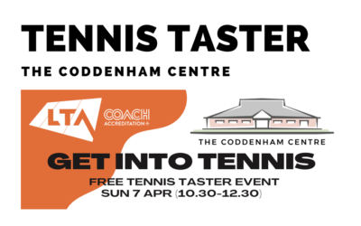 NEW Free Tennis Taster Inc Pickleball.