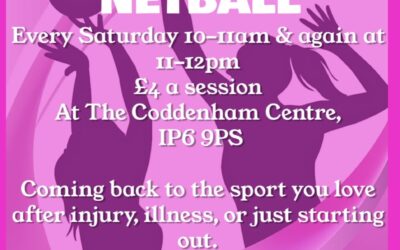 Walking Netball – new schedule!